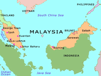 India To Malaysia Map Four Malaysian Policemen Suspended Over Indian-Origin Man's Death