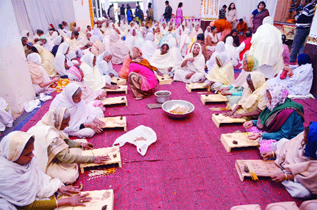 Colour back in Vrindavan widows' lives