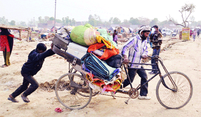 'Compensated' riot-hit victims  evicted from relief camp in UP