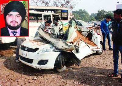 Son of Vivek Vihar councillor dies in fatal dumper crash