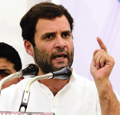 Rahul snubs Khurshid over 'impotent' jibe at Modi