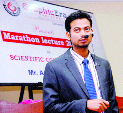 Record lecture sees Doon's Arvind Mishra in Guinness book