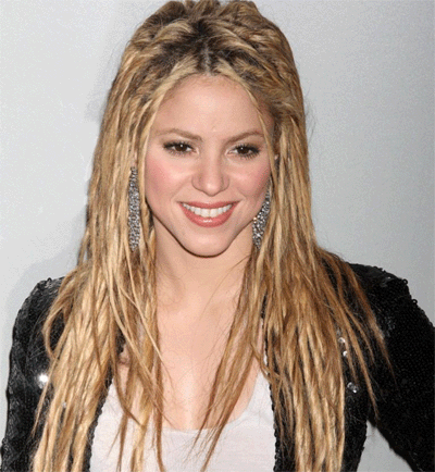 Shakira in a wedding dress!