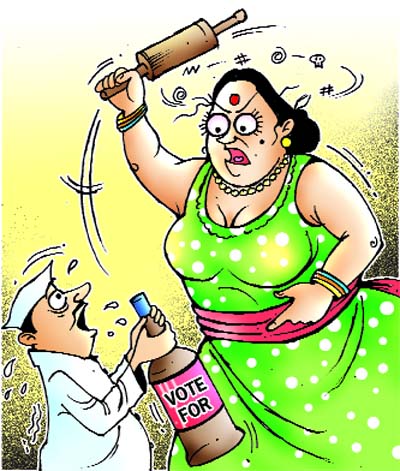 Image result for liquor for votes cartoons india