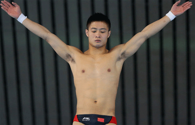 China's rookie Yang Jian sparkles in 10m platform