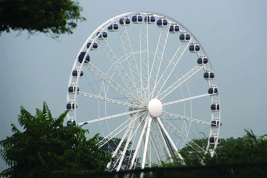 Delhi Eye gets a second spin from earlier spoke in ferris wheel