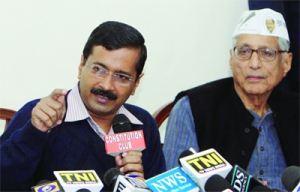 AAP fields Mahatma's grandson against Sheila's son