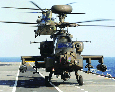 India to buy 22 Apache, 15 Chinook choppers from US