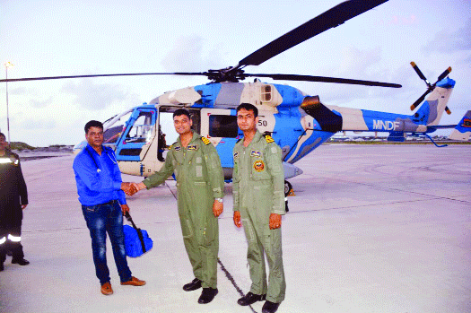 Indian Navy pilots evacuate Maldivian patient