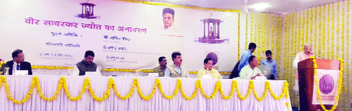 BJP chief unveils 'Veer Savarkar Jyot' at Port Blair's Cellular Jail