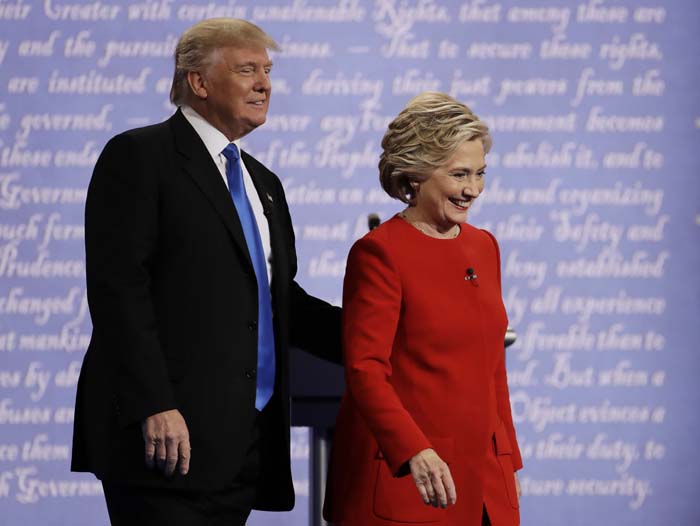 Trump now just one point behind Clinton, says latest poll