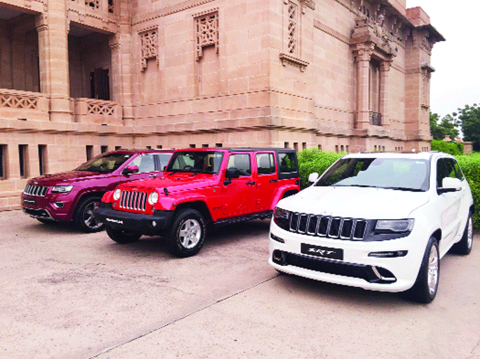 Jeep drives into India