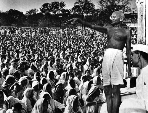 write a project report on the champaran movement and the role of mahatma gandhi