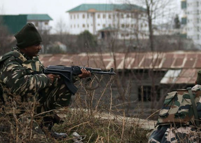 Four CRPF troopers, two militants killed in Kashmir