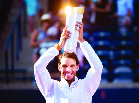 Rafa claims 80th ATP World Tour title