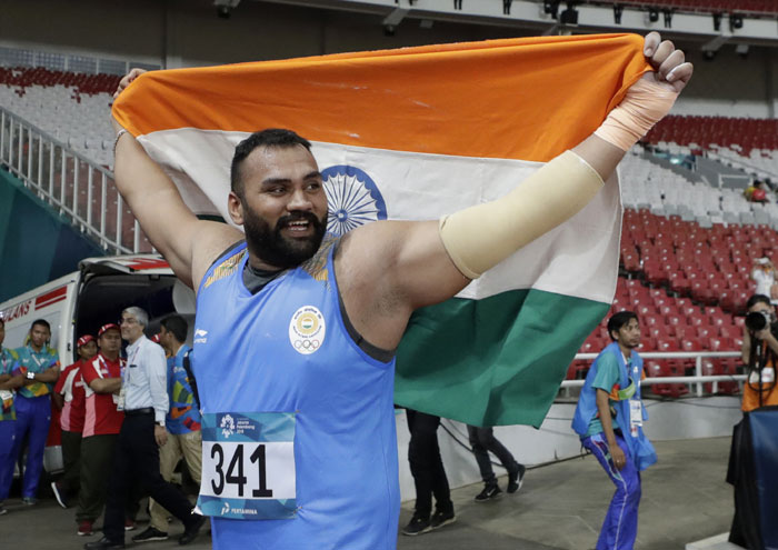 Tejinder Toor clinches gold in men's shot put with record throw