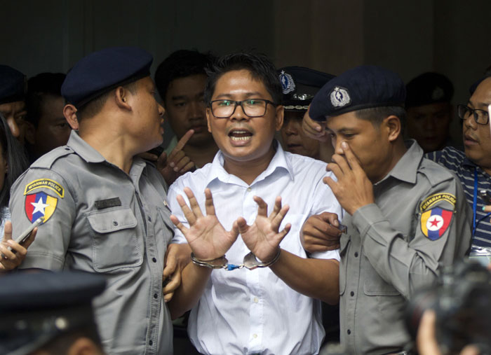 Myanmar Court Sentences Reuters Reporters To 7 Years In Jail