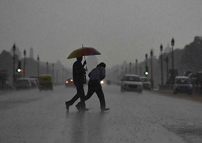 Rain Brings Down Mercury In Delhi