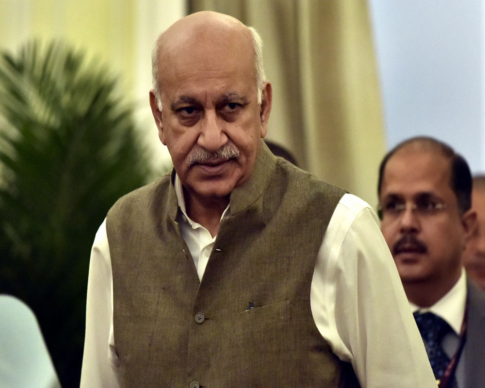 M J Akbar appears before Delhi court to record his statement in defamation case filed against Ramani