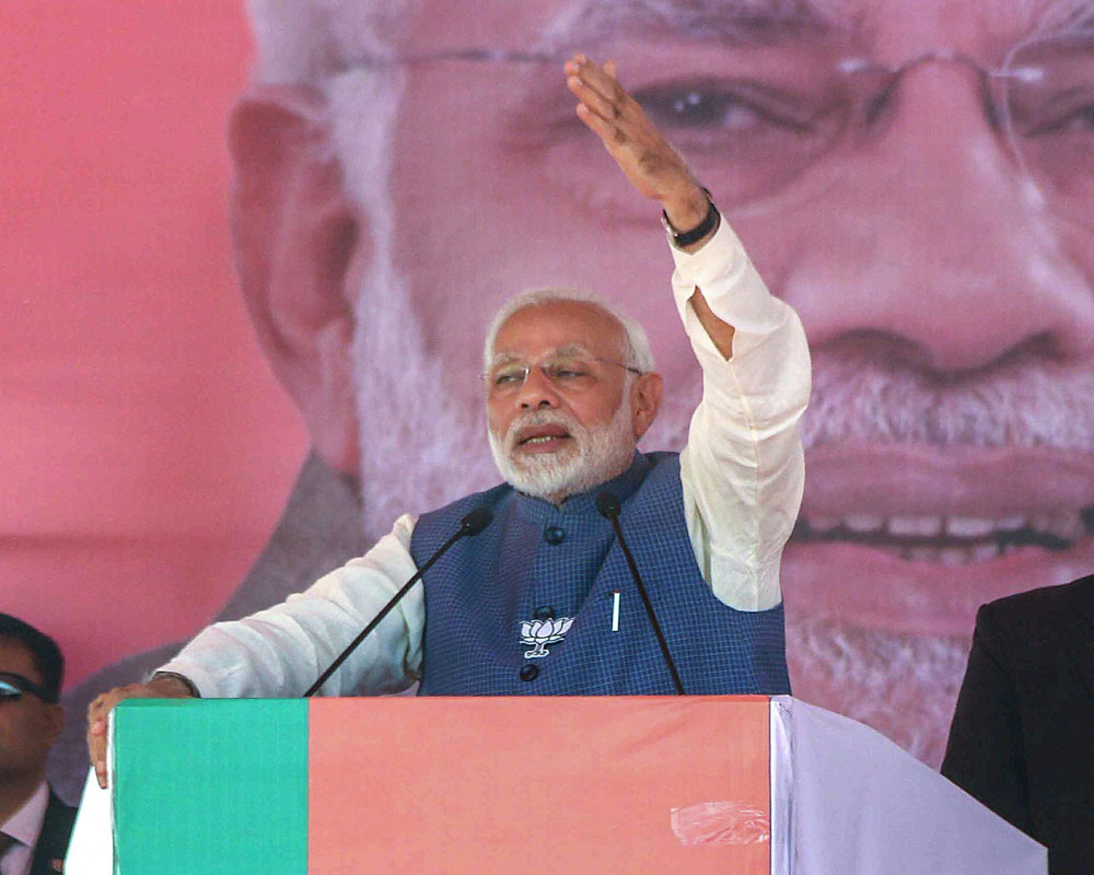 Modi says Congress looted India, asks Chhattisgarh to vote for BJP