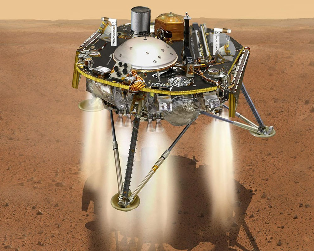 NASA spacecraft lands on red planet after six-month journey