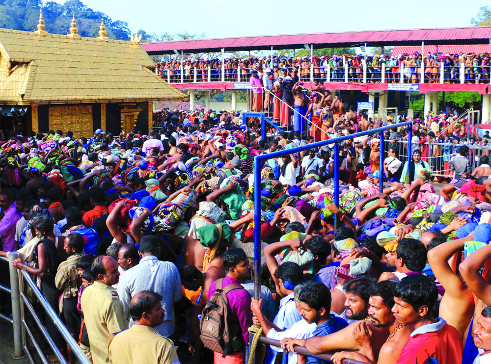 Sabarimala gate opened for women