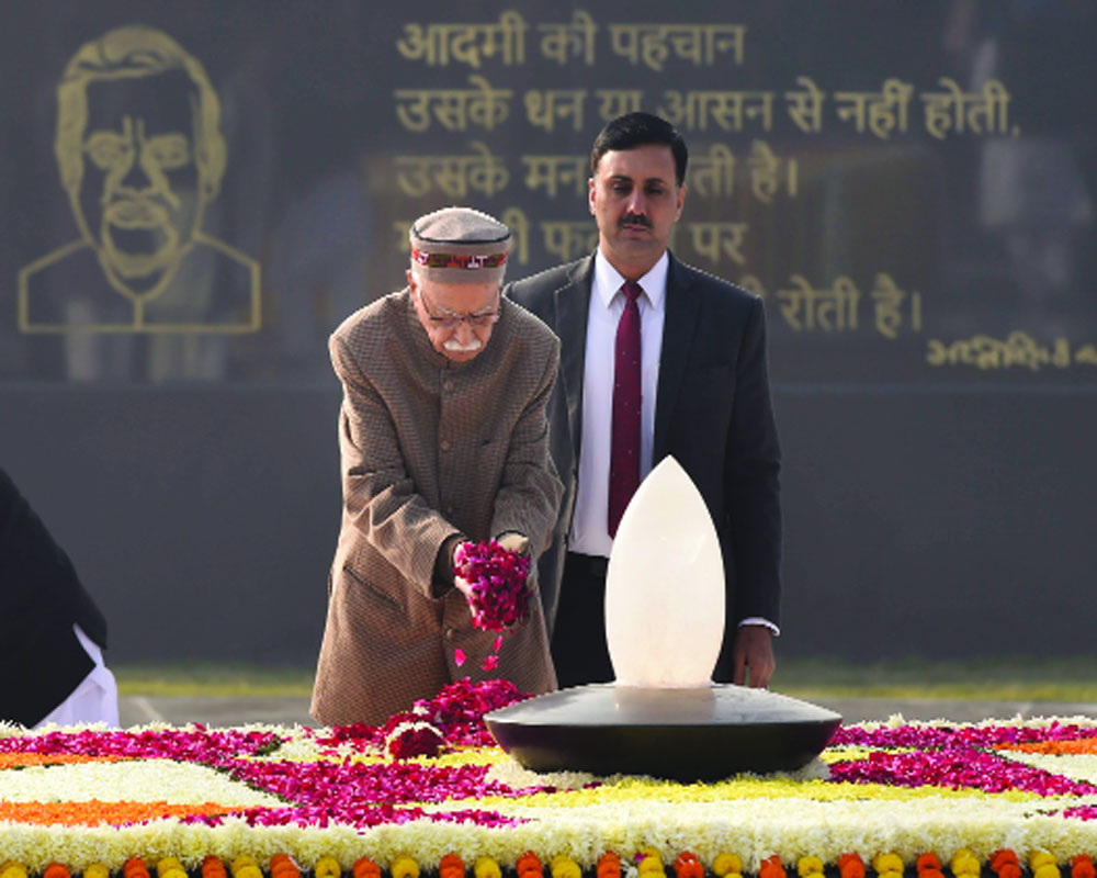 Sadaiv Atal dedicated to nation on 94th anniv