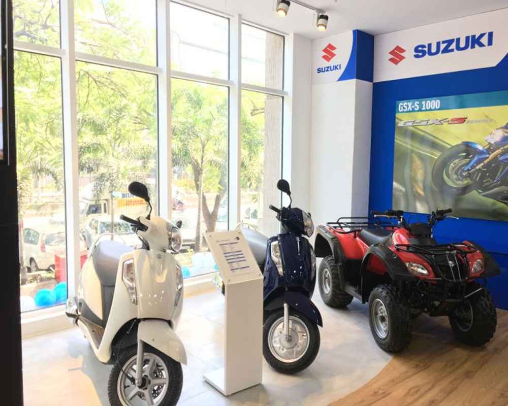 Suzuki Motorcycle sales up in October