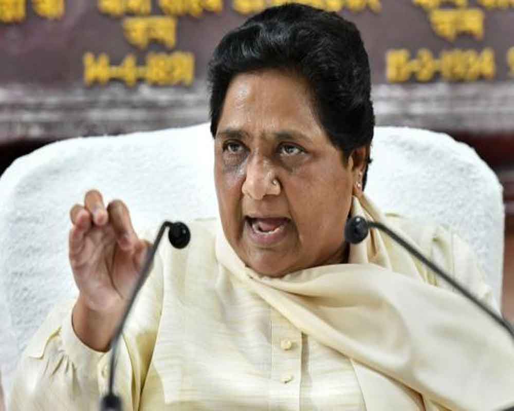 ​​​​​​​Everything is fair in BJP brand of politics: Mayawati takes dig at TDP MPs defection