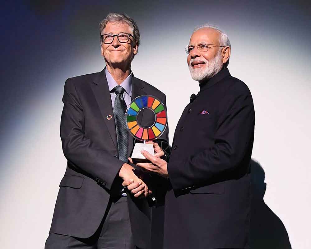 'Global Goalkeeper' award for PM Modi for Swachch Bharat Abhiyan