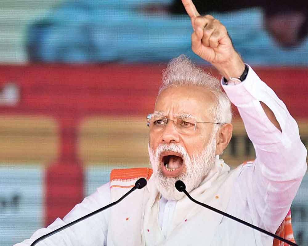 'One vote' made surgical strike, air strike possible: Modi