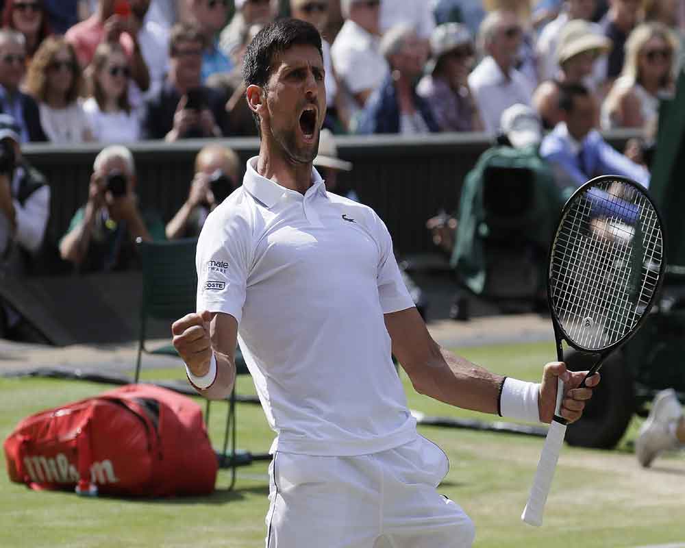 Djokovic gets by Bautista Agut to reach 6th Wimbledon final