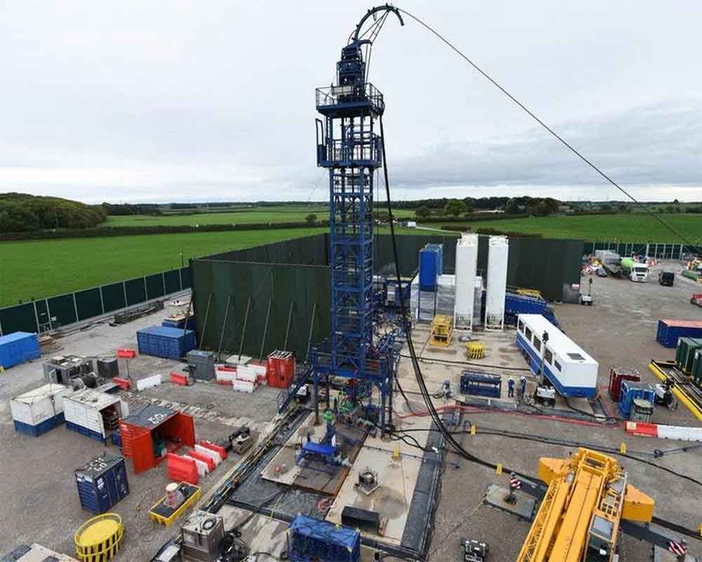 Fracking halted in England over earthquake fears: UK govt