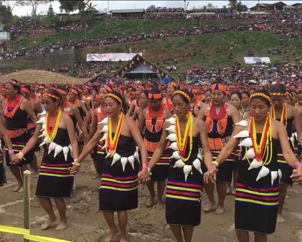 Guinness record created for largest traditional Konyak dance