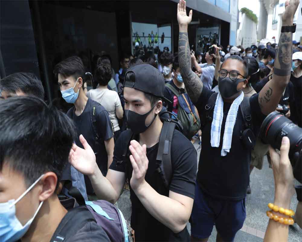 Hong Kong Protesters Flood City Streets In Peaceful March 5583