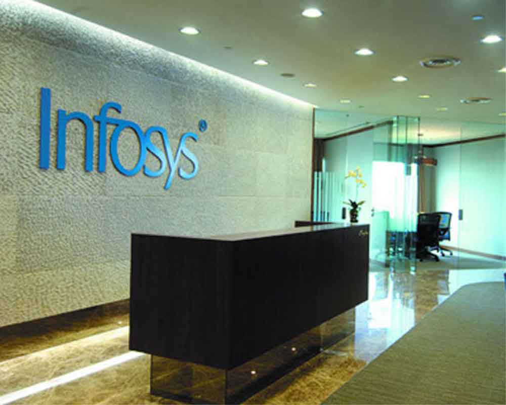 Infosys recovers lost ground; rises over 1 pc