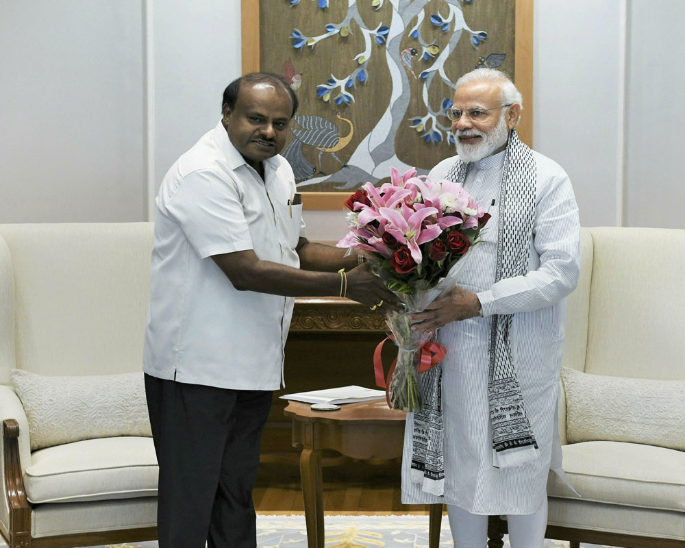 Karnataka CM meets Modi; seeks early release of Rs 2,064 cr Drought relief fund