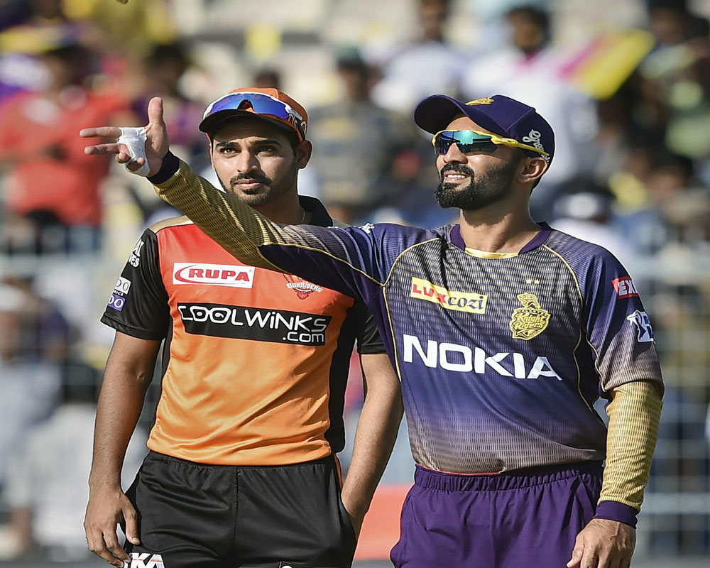 KKR invites Hyderabad to bat