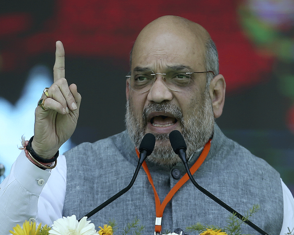 Shah slams Sonia for shedding tears for slain terrorists but Not for policeman in Batla house encounter