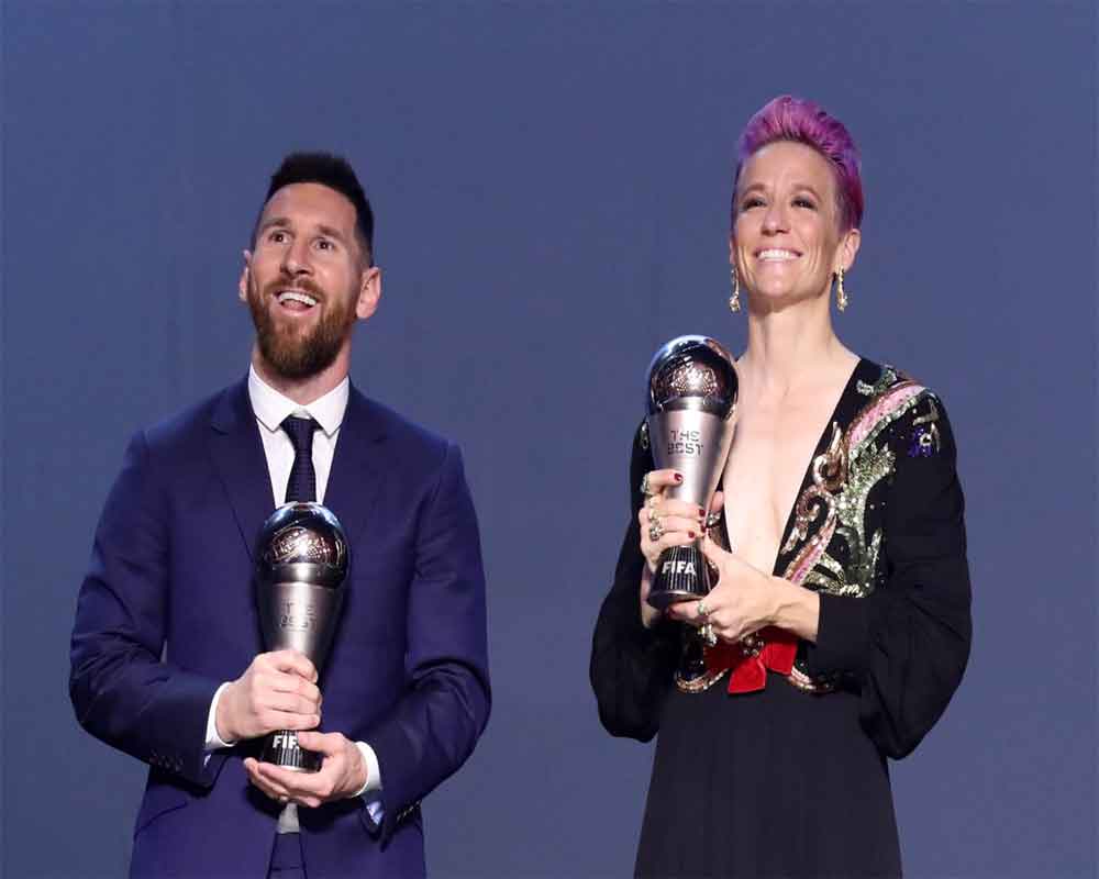 Messi Rapinoe Win Fifa Player Of The Year Awards 