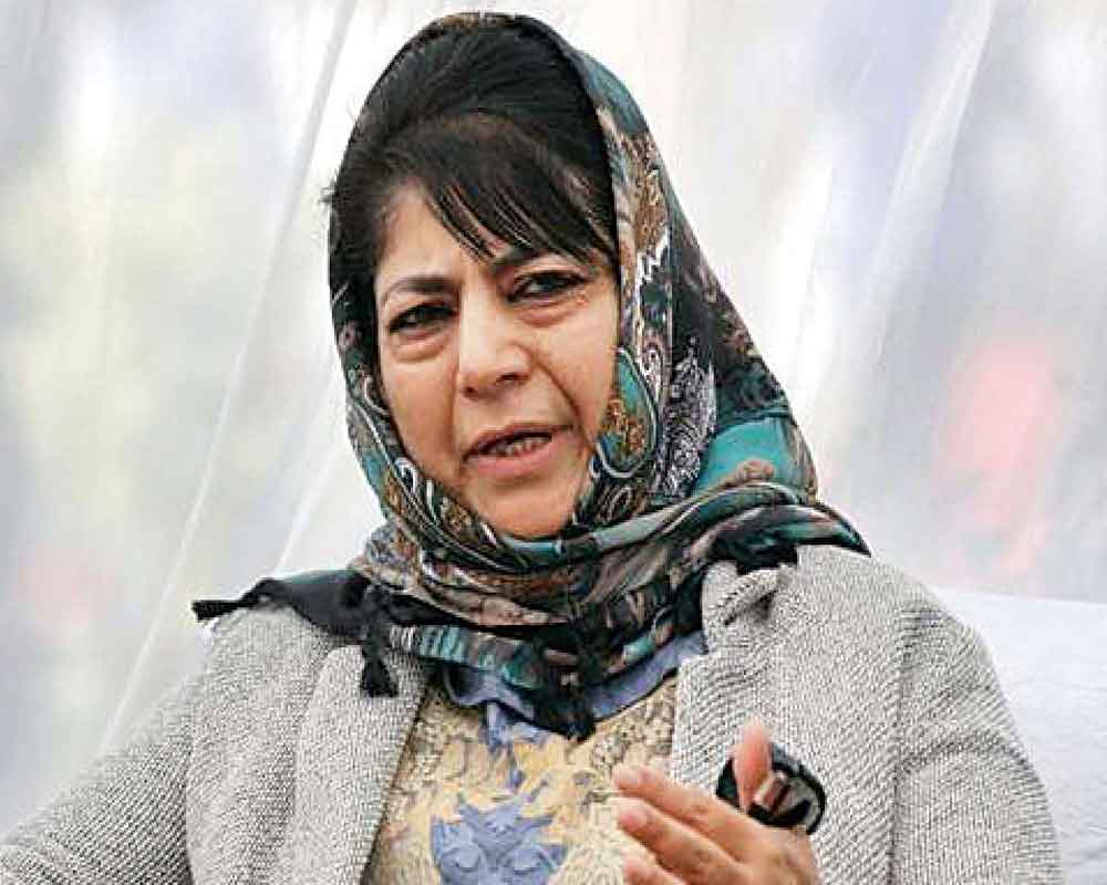 Modi's cloud comments painfully embarrassing: Mehbooba