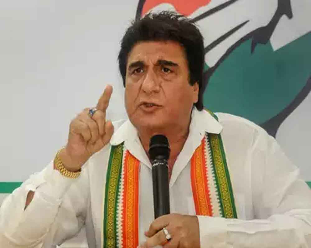 Modi using martyrs for political mileage: Raj Babbar