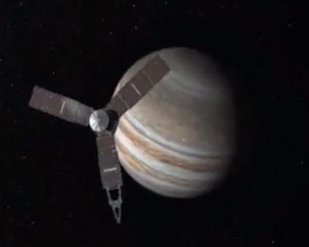 NASA's Juno probe captures volcanic plumes on Jupiter's moon Io