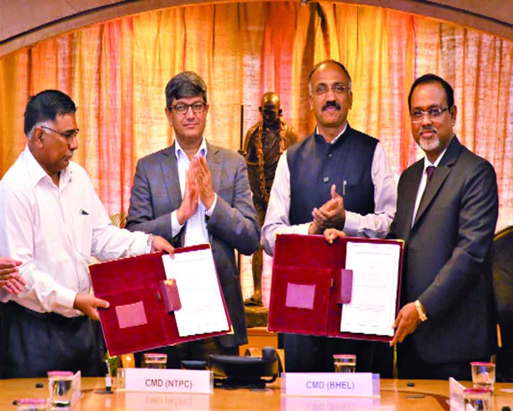 NTPC signs MoU with BHEL