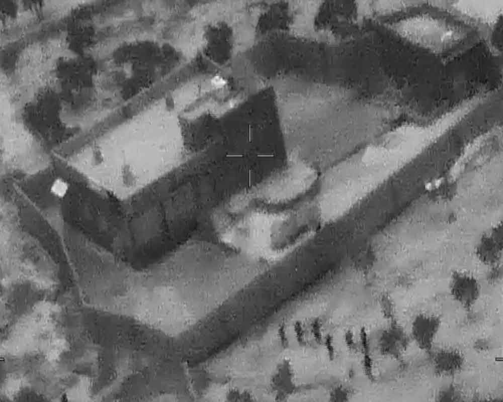 Pentagon releases video of Baghdadi raid