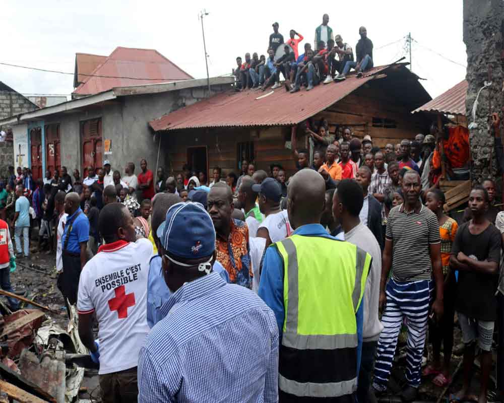 Plane crashes into homes in east DR Congo city, killing 29