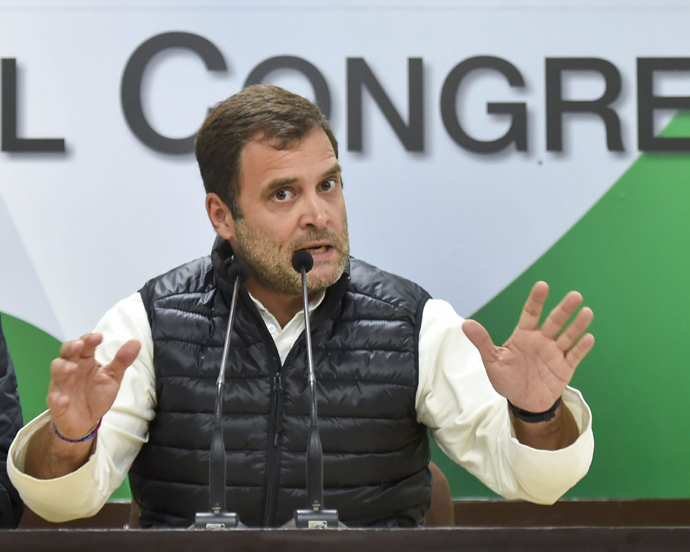 PM has 'fled' his 'open book Rafale exam' in Parliament: Rahul