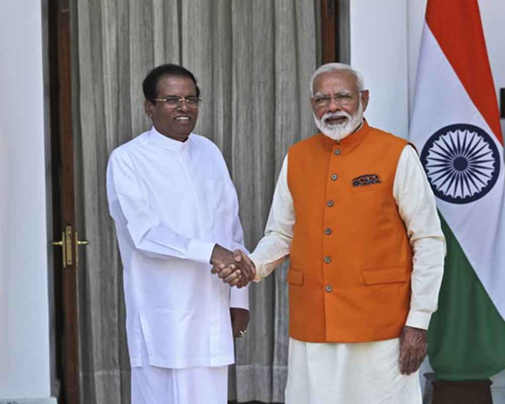 PM Modi Meets Lankan President; Discusses Bilateral Issues Of Mutual ...