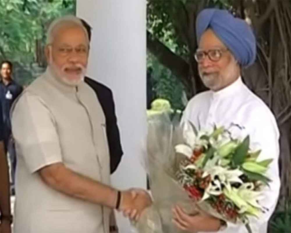 PM wishes Manmohan Singh on his 87th birthday