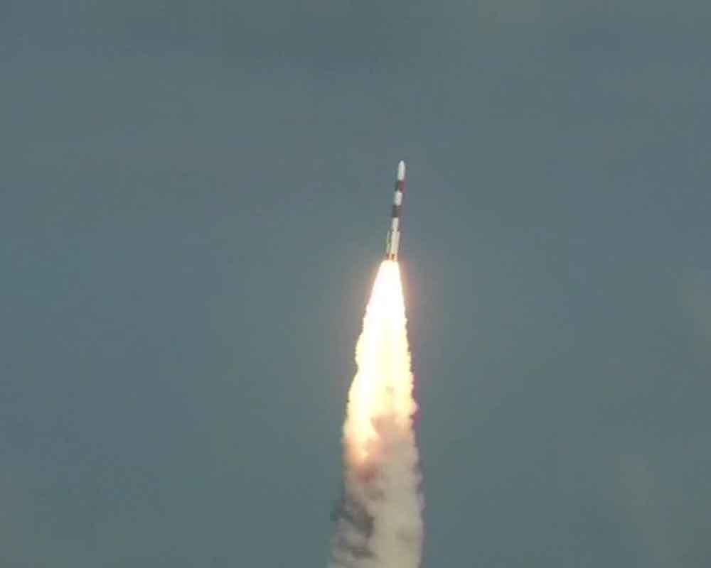 PSLV-C48 carrying RISAT-2BR1 lifts off from Sriharikota